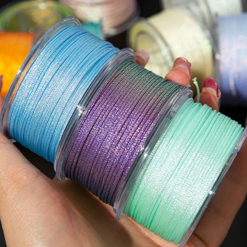 0.8mm Colorful Nylon Macrame Cord – 20m Beading Thread