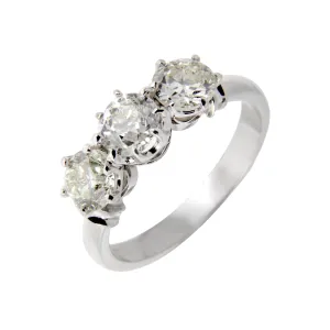 18K White Gold Tdw. 1.05ct Diamond Ring - 20722968