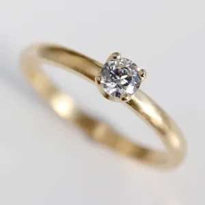 4mm Crown Solitaire