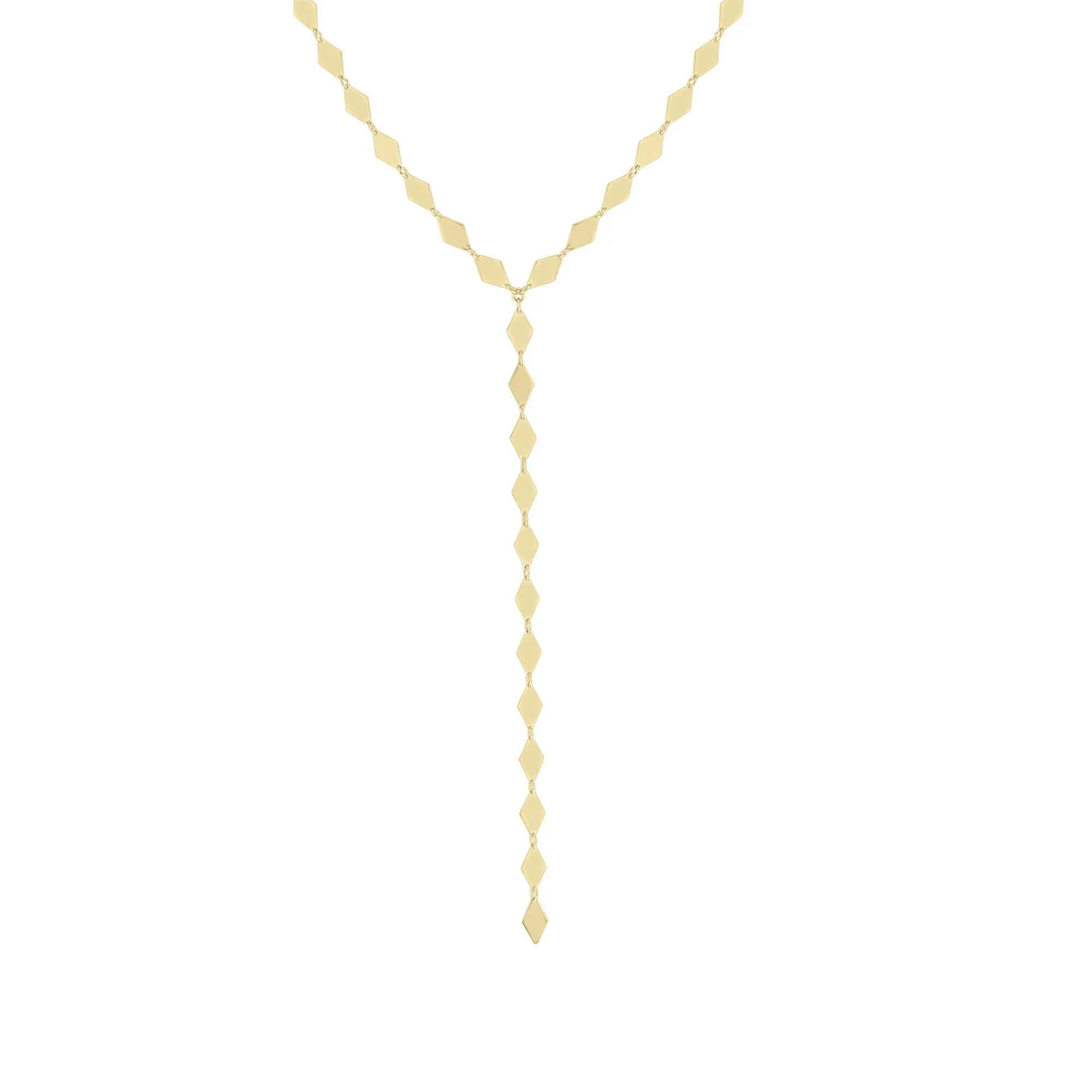 Amsterdam Gold Lariat Necklace