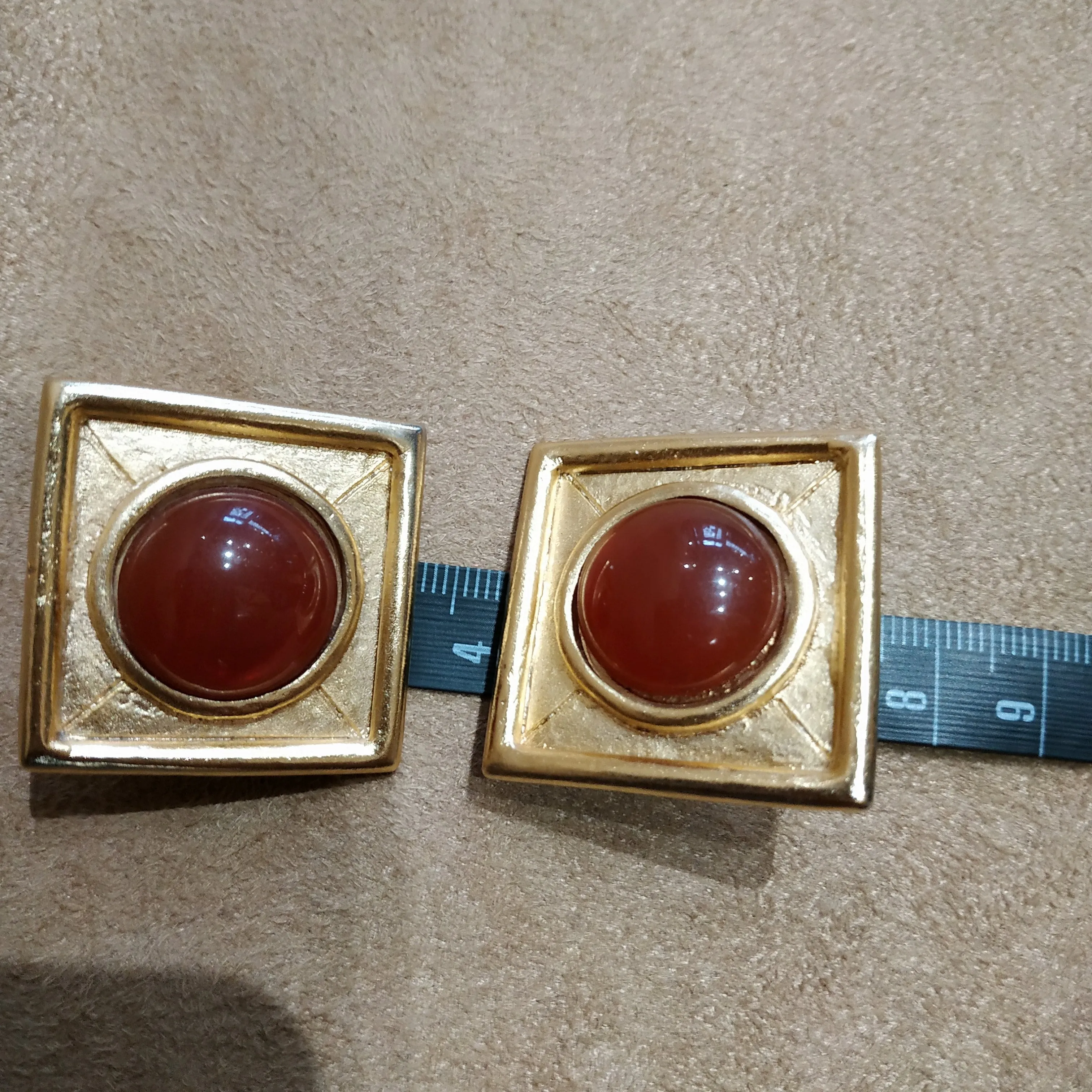 Balenciaga Vintage Square earrings