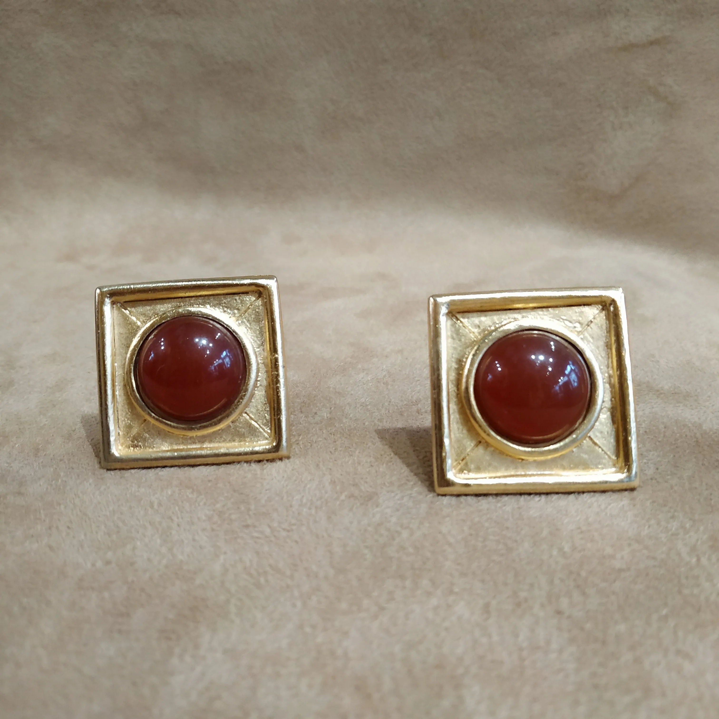 Balenciaga Vintage Square earrings