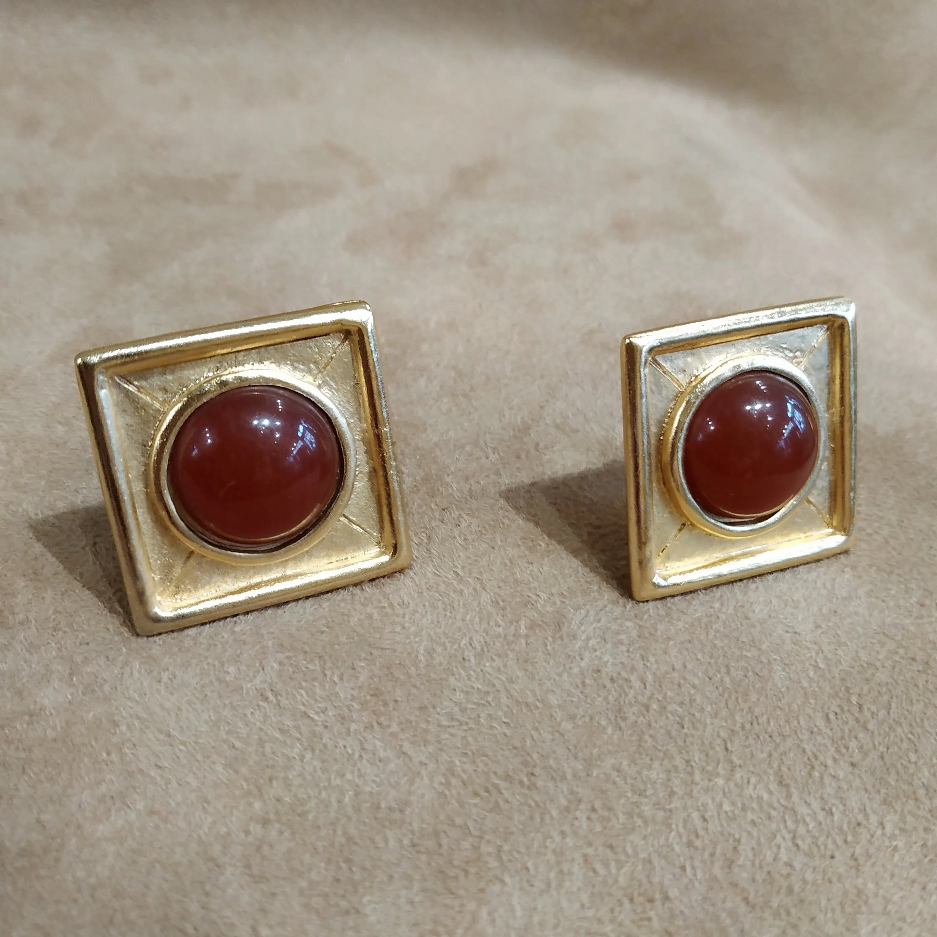 Balenciaga Vintage Square earrings