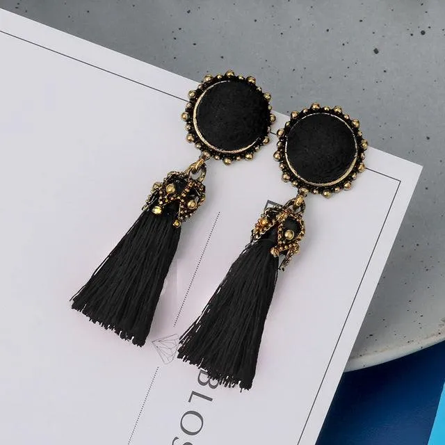 Boho Chic Tassel Earrings