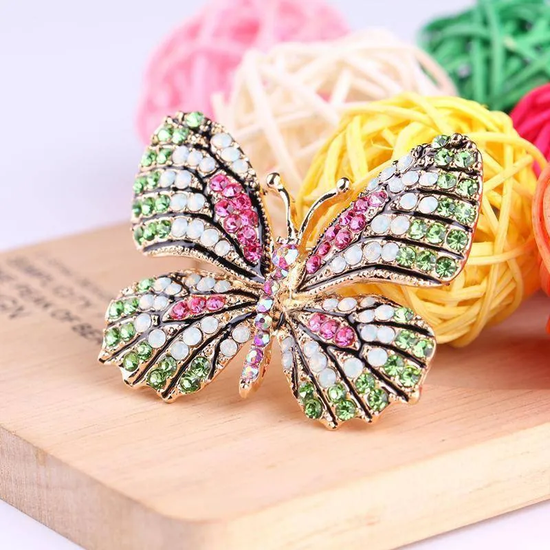 Butterfly Enamel Brooch Pins