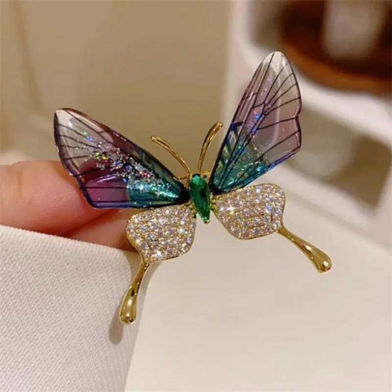 Cartoon Style Cute Pin Animal Insect Alloy Enamel Plating Inlay Rhinestones Unisex Brooches