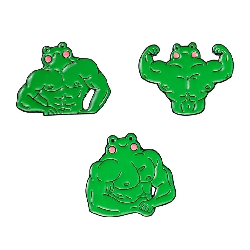 Casual Cute Frog Alloy Enamel Plating Unisex Brooches