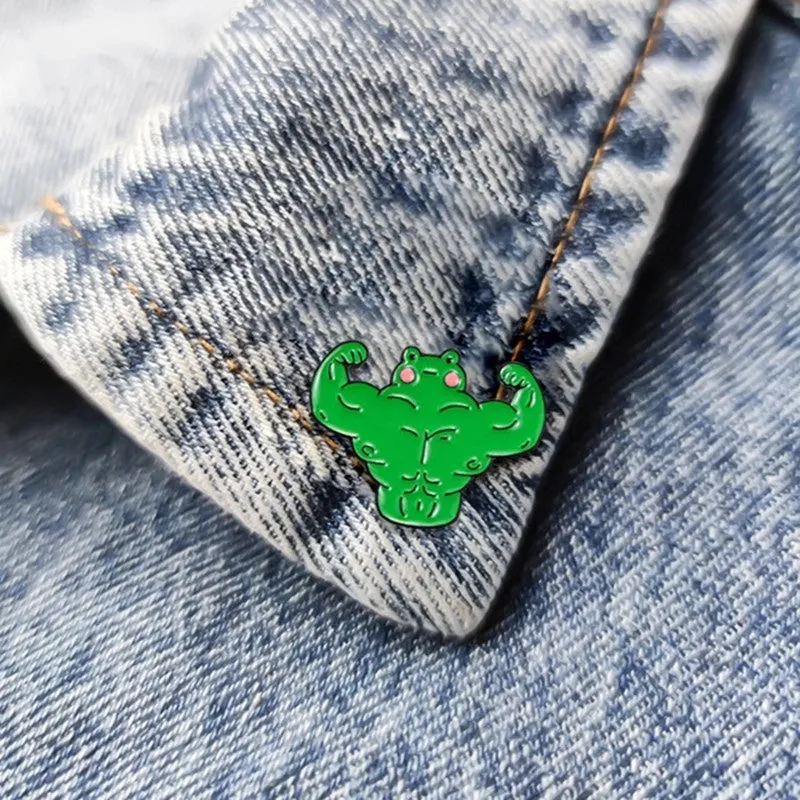 Casual Cute Frog Alloy Enamel Plating Unisex Brooches