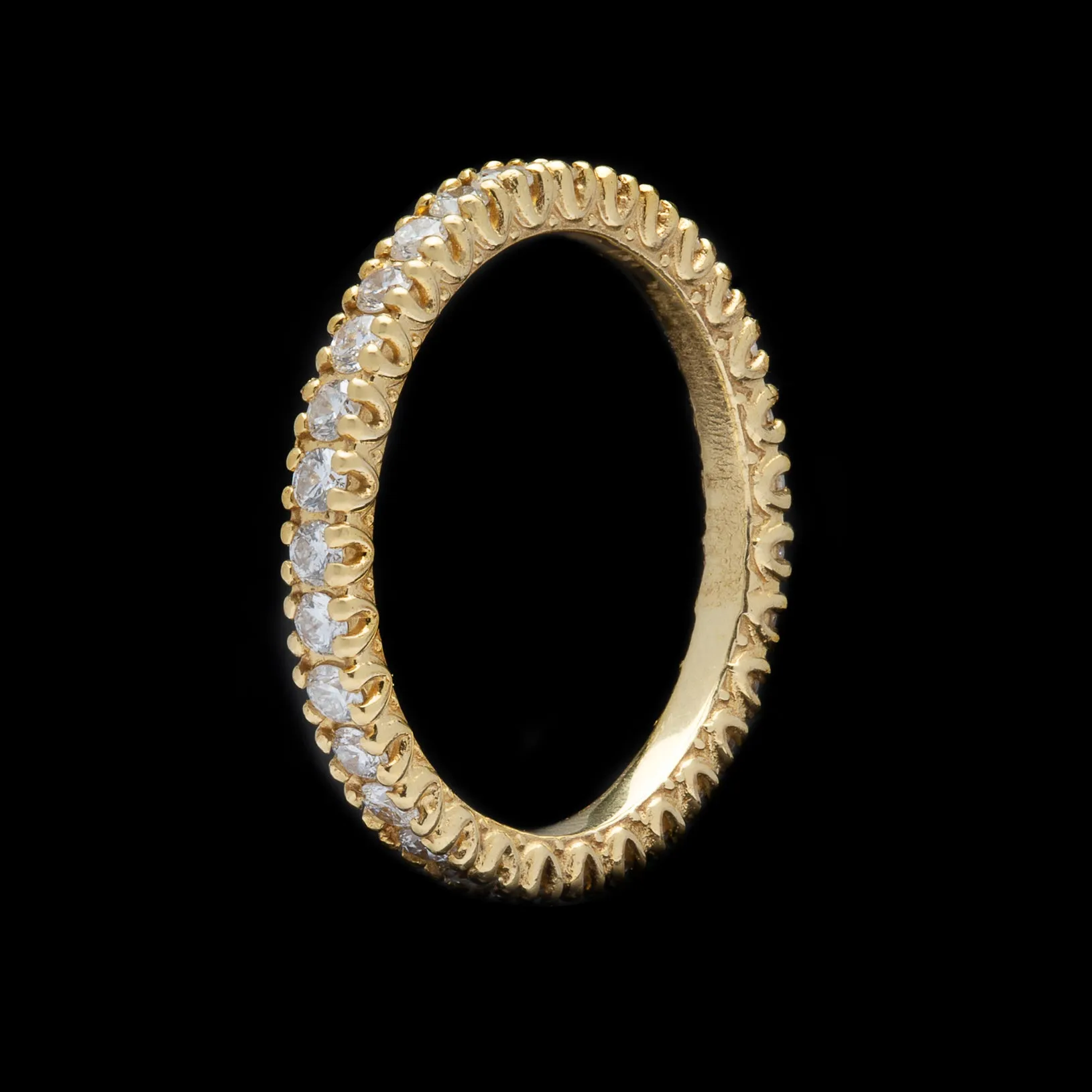 Diamond & 18k Gold Eternity Band