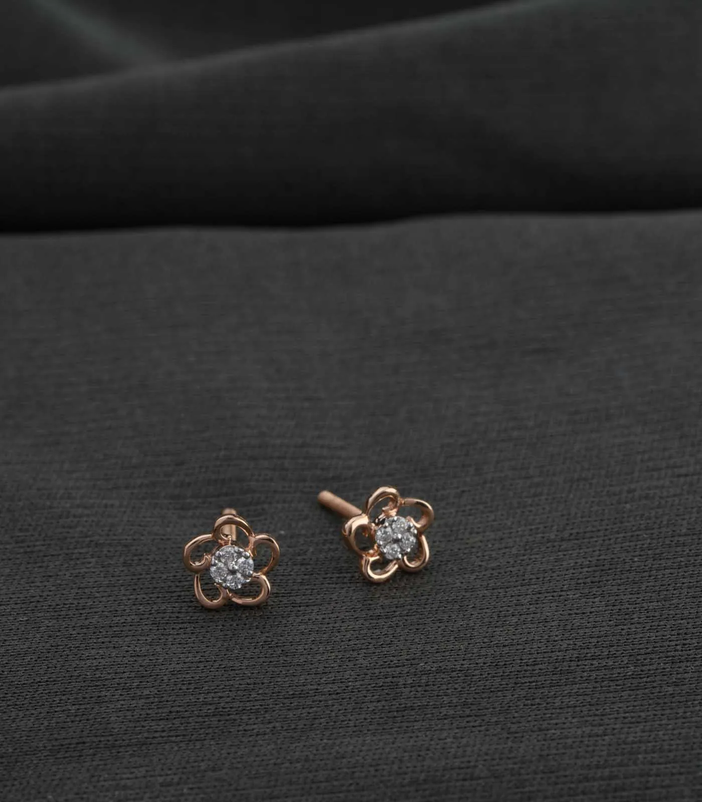 Diamond Blossom Chic Earrings