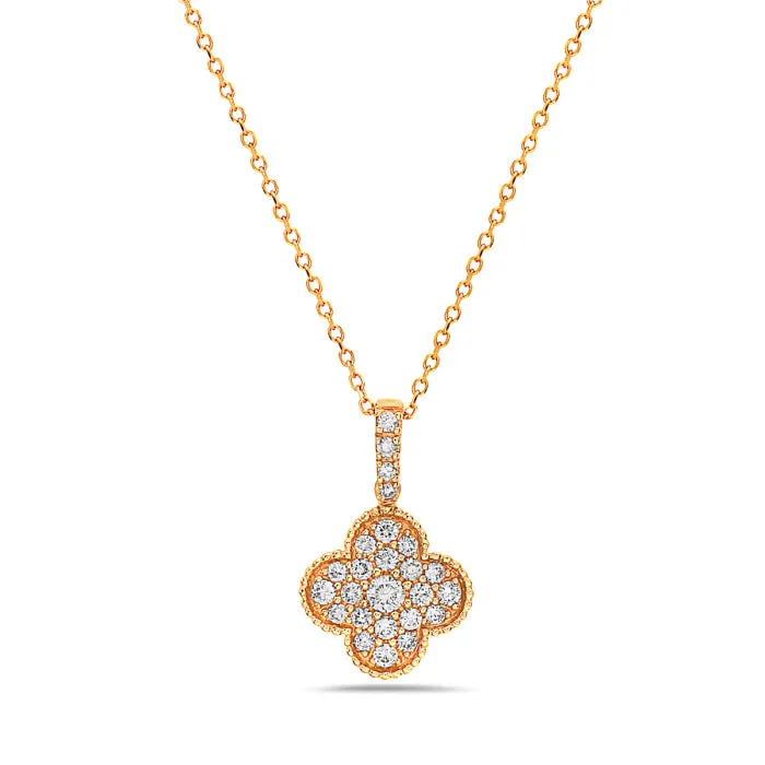 Diamond Clover Pendant