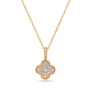 Diamond Clover Pendant