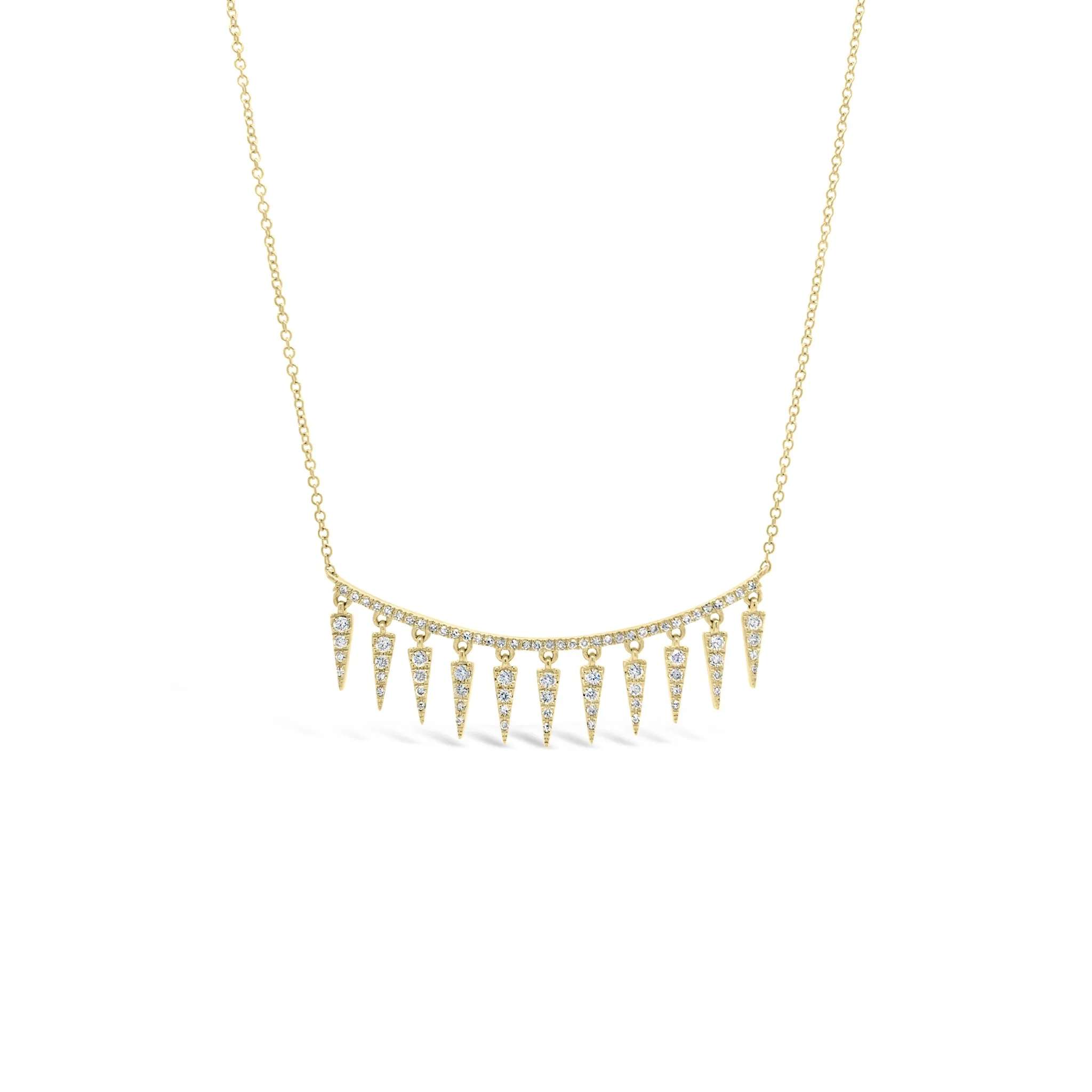 Diamond Spike Necklace Bar