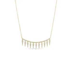 Diamond Spike Necklace Bar