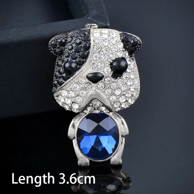 Dog brooches women fashion jewelry