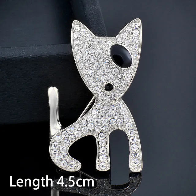 Dog brooches women fashion jewelry