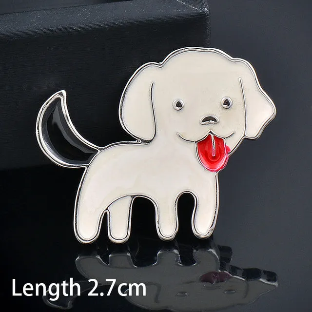 Dog brooches women fashion jewelry