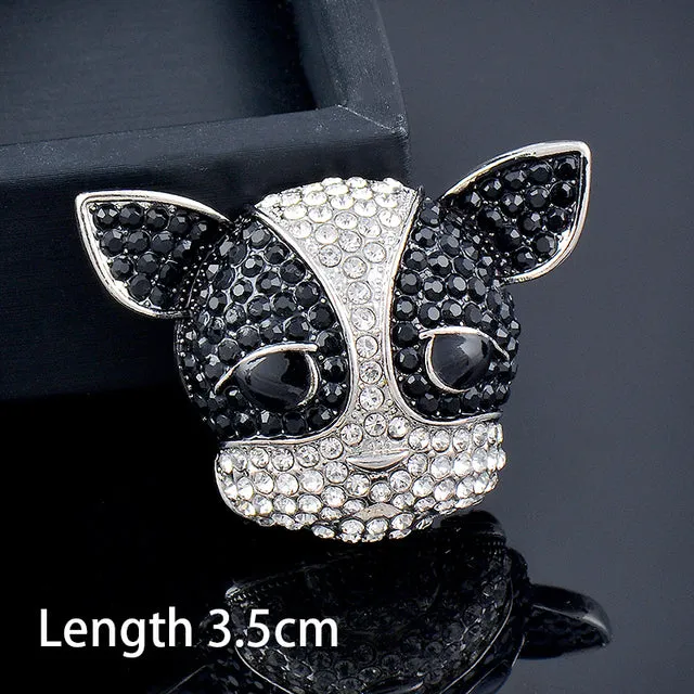 Dog brooches women fashion jewelry