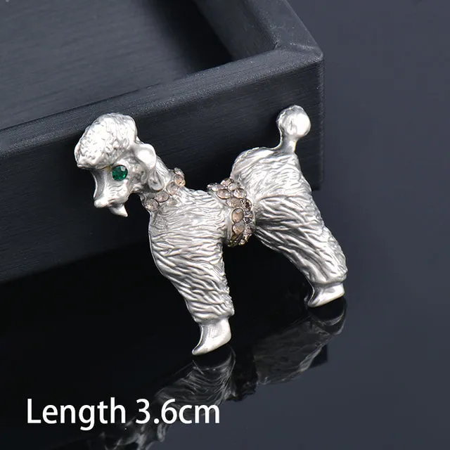 Dog brooches women fashion jewelry