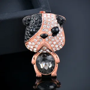 Dog brooches women fashion jewelry