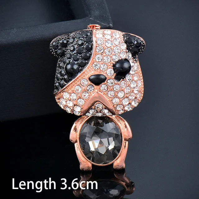 Dog brooches women fashion jewelry