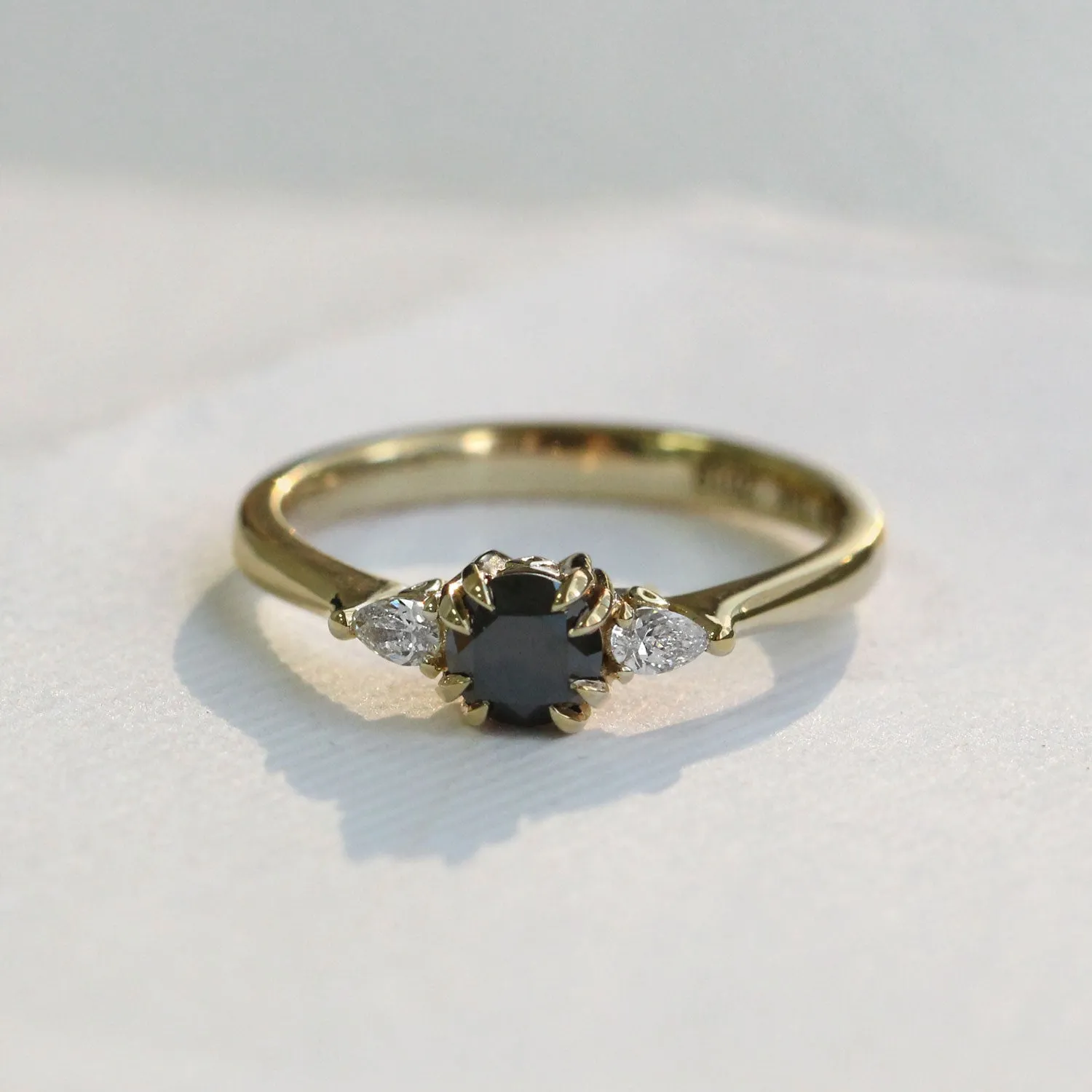 Emma With 4.5mm Black Center Diamond