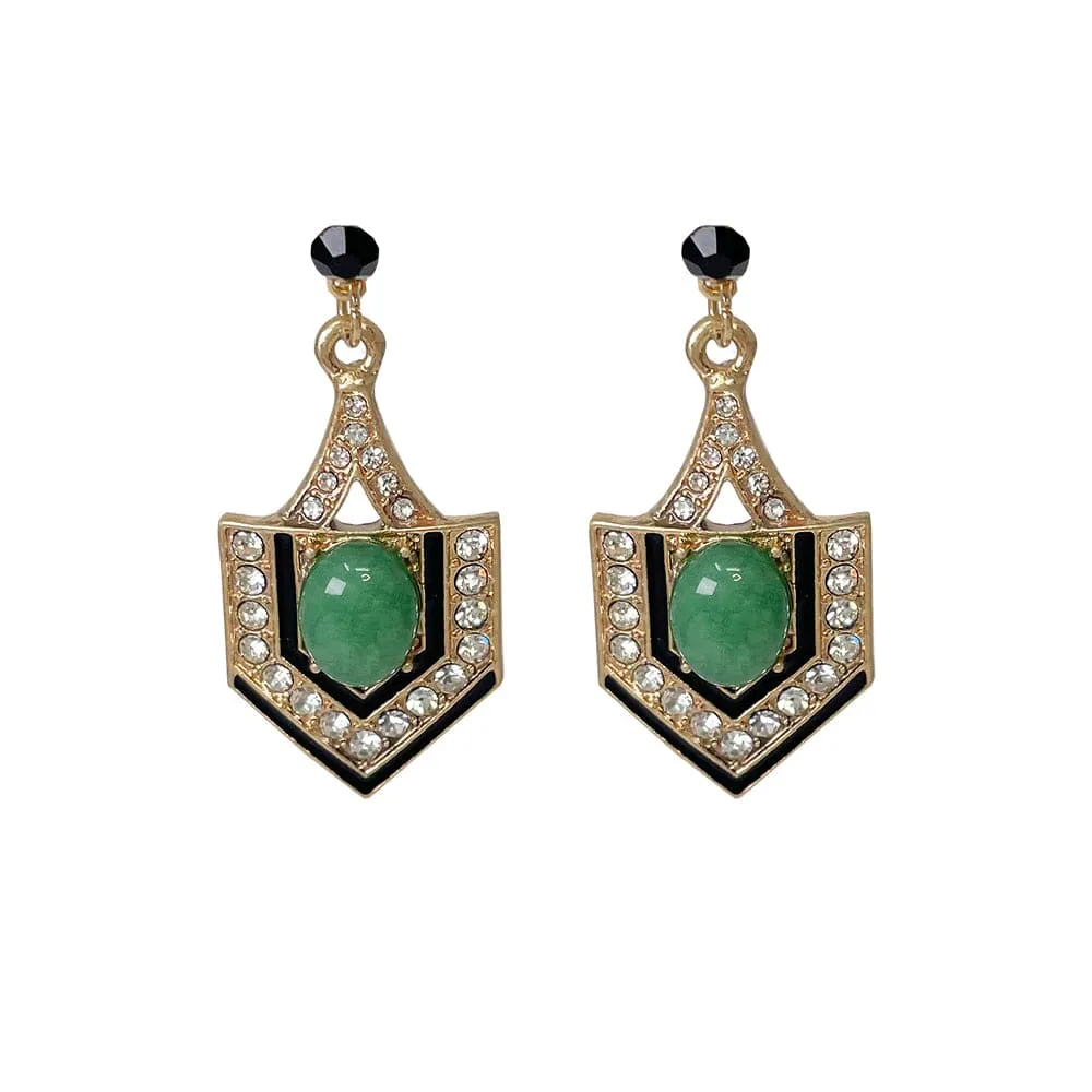 Eygptian Earrings and Necklace Art Deco Jewellery Set: £12 Gift Box is FREE