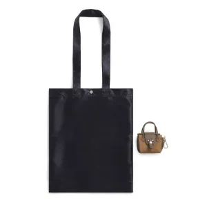 Fairfax & Favor Mini Windsor Shopping Tote Keyring - Tan