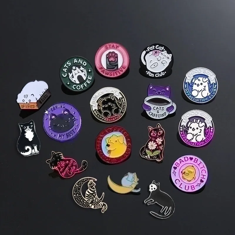 Fashion Pin Animal Alloy Enamel Unisex Brooches