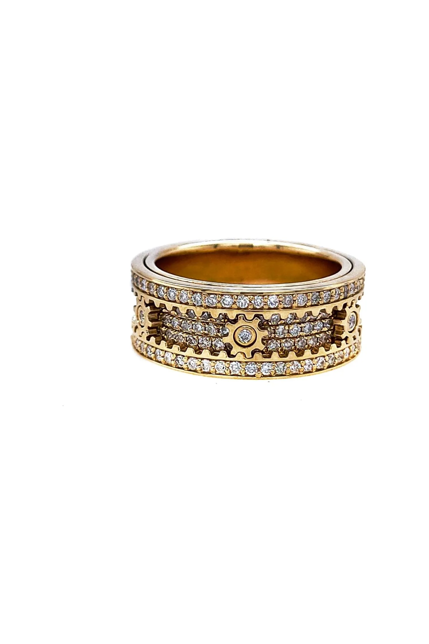 FC Creations Ring 14K Gold Eternity Ring | Yellow Gold 1.65 Carats