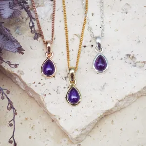 February Birthstone Necklace - Amethyst