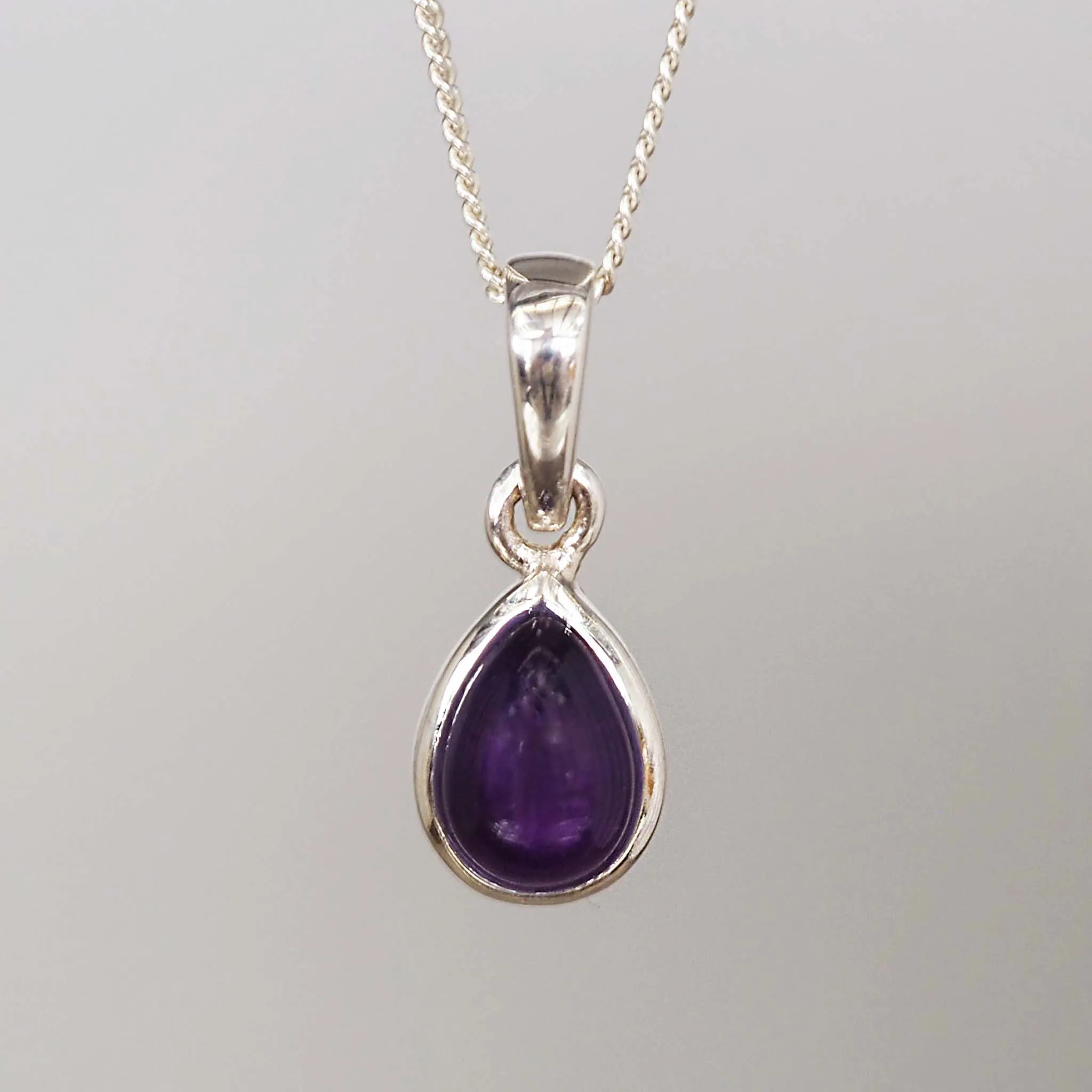 February Birthstone Necklace - Amethyst