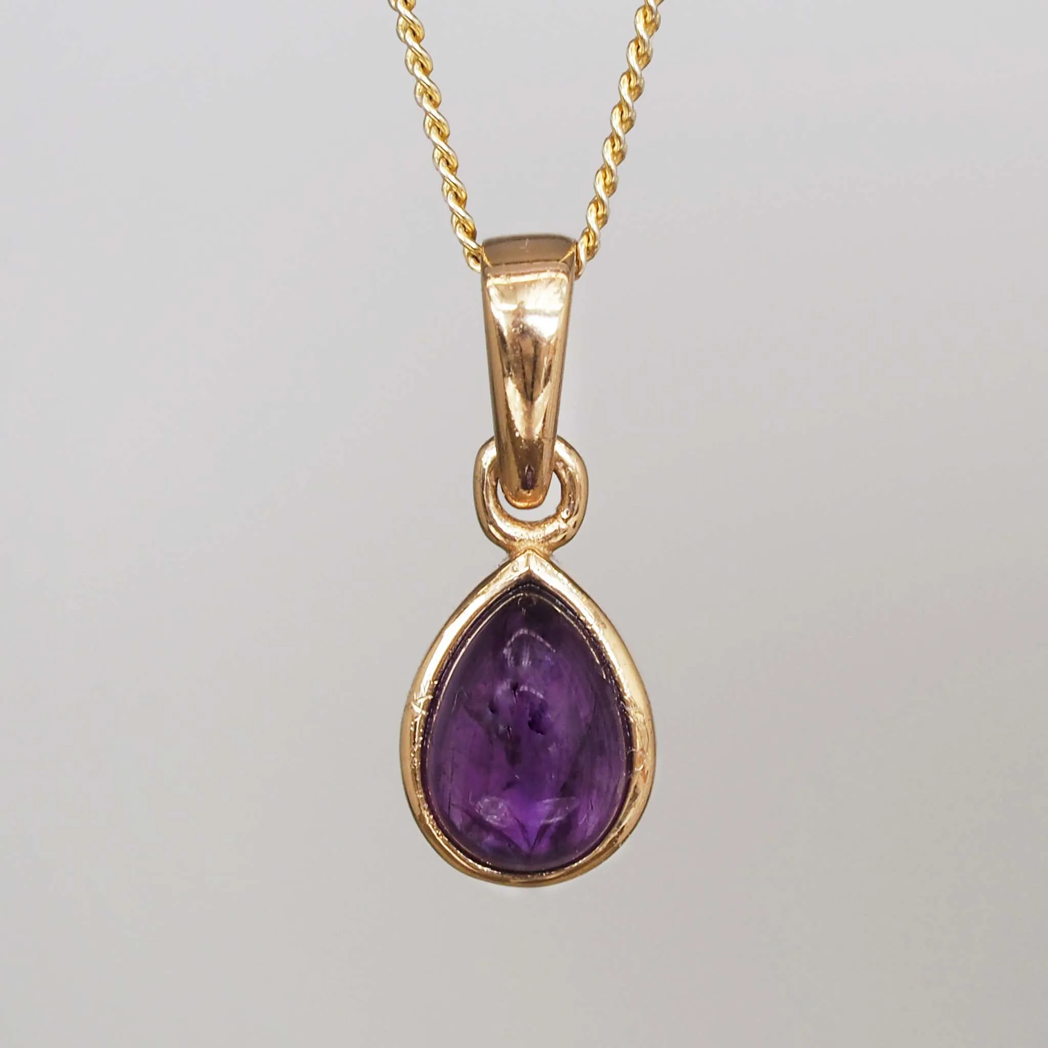 February Birthstone Necklace - Amethyst