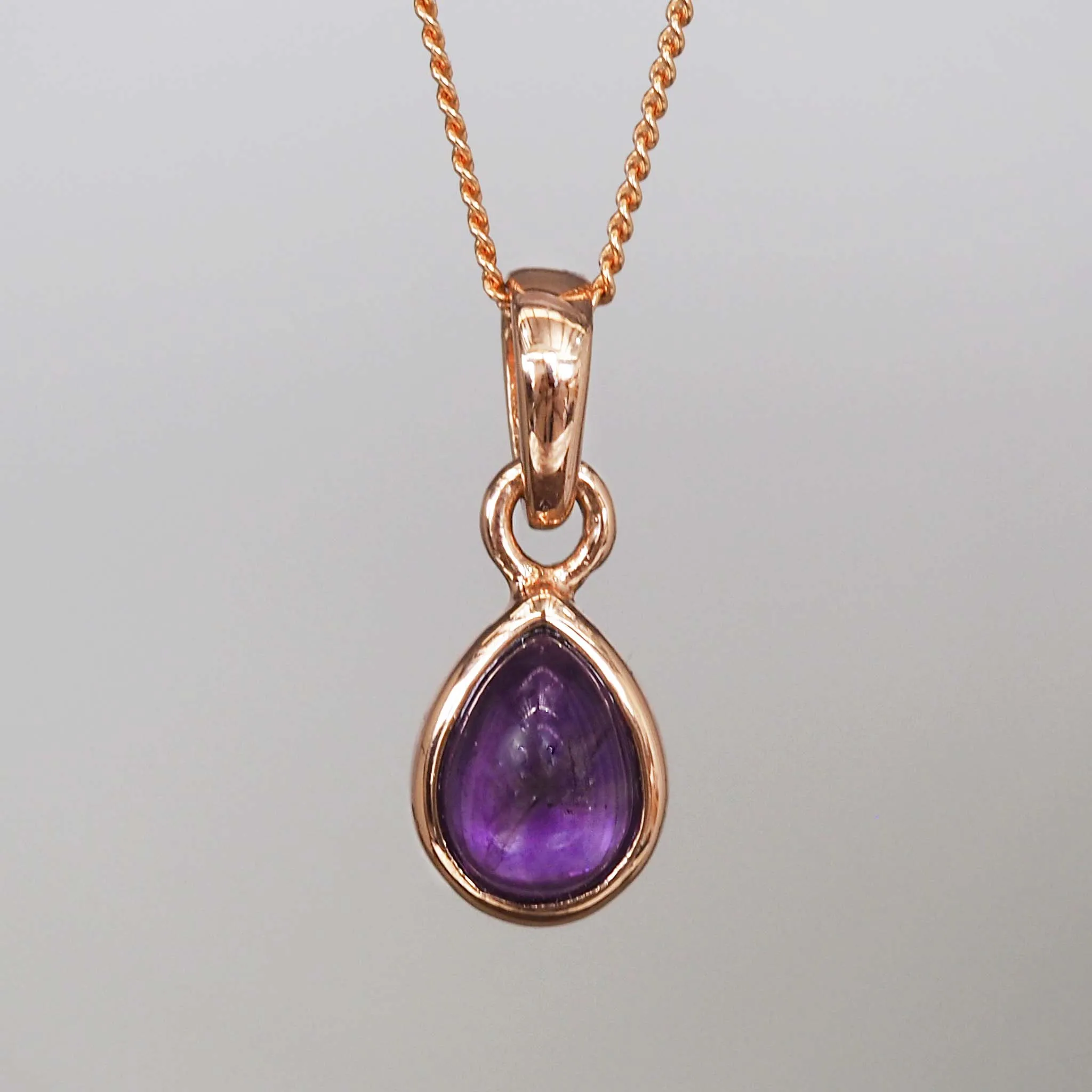 February Birthstone Necklace - Amethyst