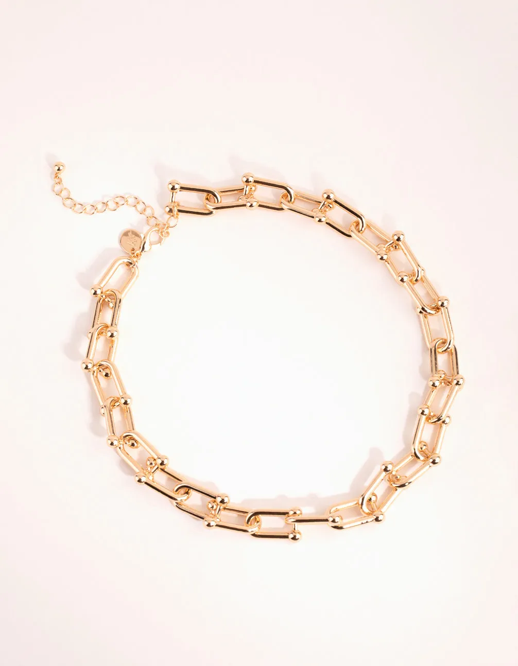 Gold Hardware Link Necklaces