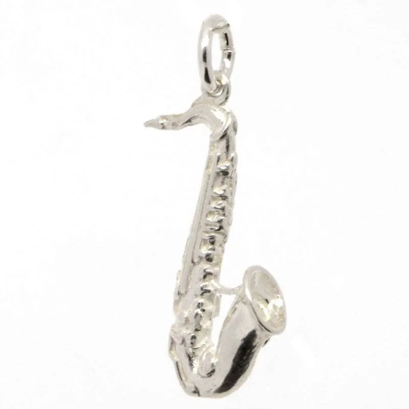 Gold Saxophone Charm