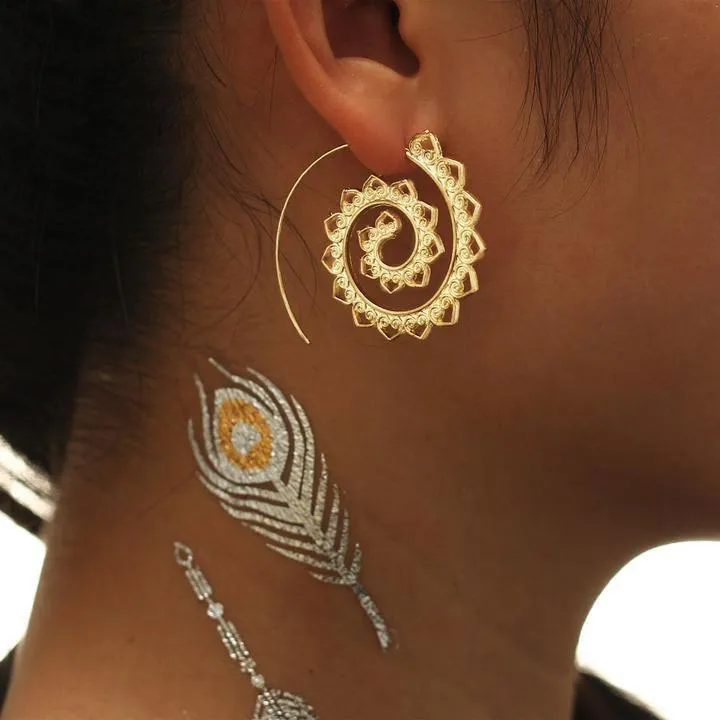 Gorgeous Spiral Earrings