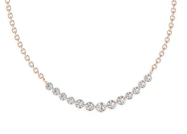 Graduated Diamond Necklace