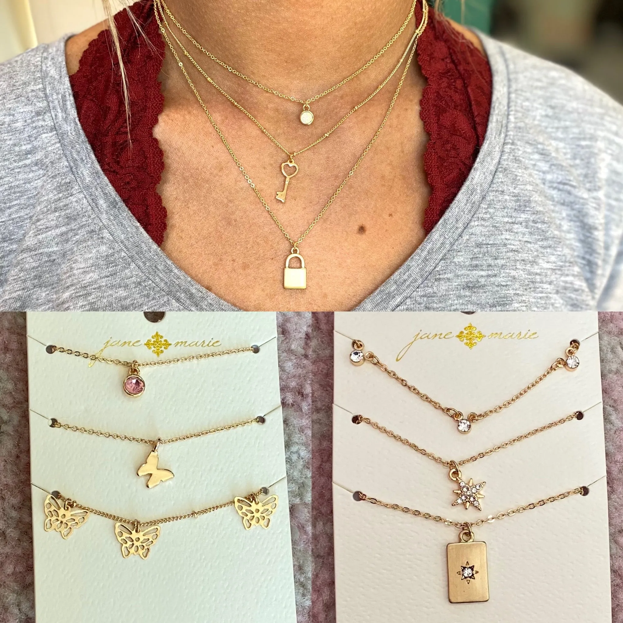 JM Trio Necklaces