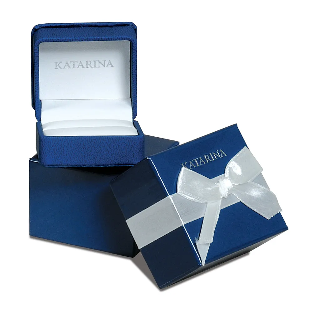 KATARINA 1/10 cttw Diamond Halo Engagement Ring