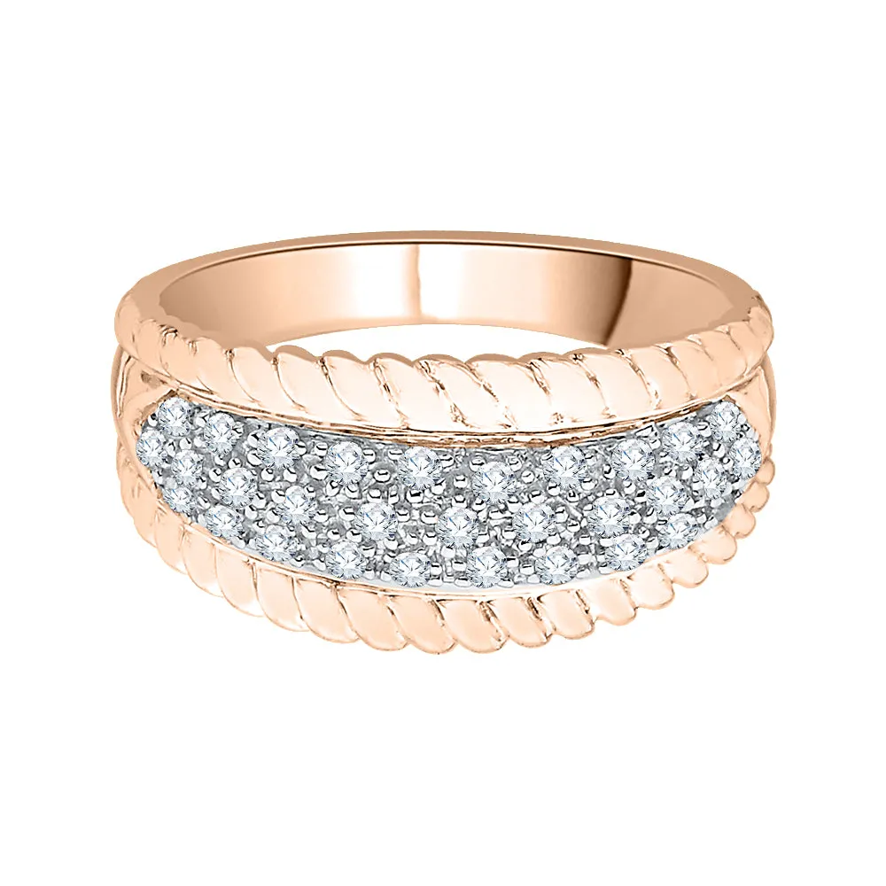 KATARINA 1/3 cttw Diamond Wedding Band