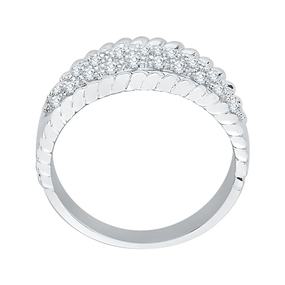 KATARINA 1/3 cttw Diamond Wedding Band