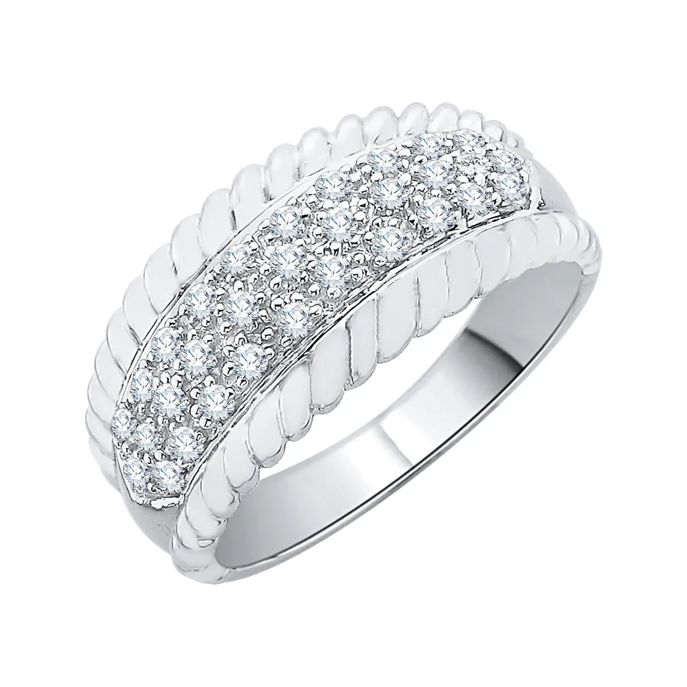 KATARINA 1/3 cttw Diamond Wedding Band