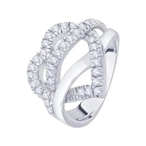 KATARINA Diamond Fashion Heart Ring (5/8 cttw)