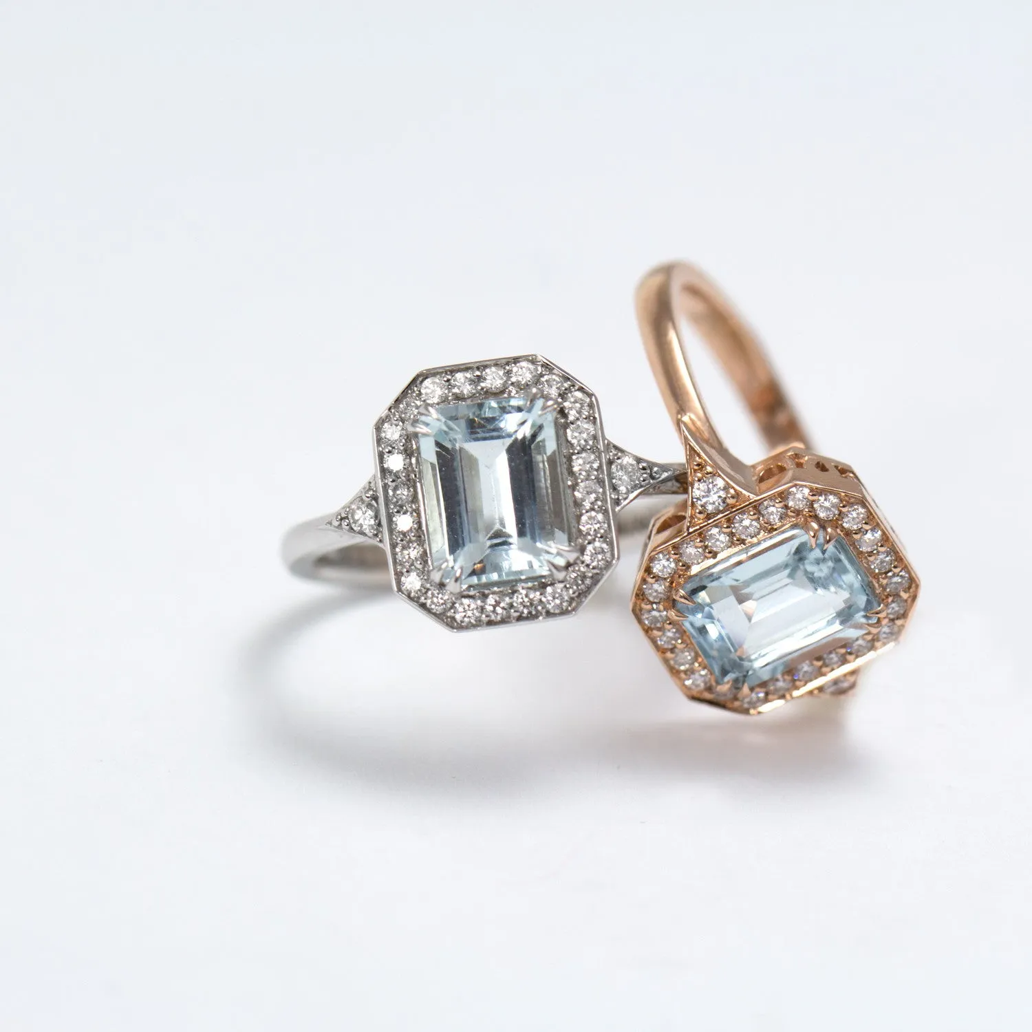 Katerina Gold Ring With Aquamarine