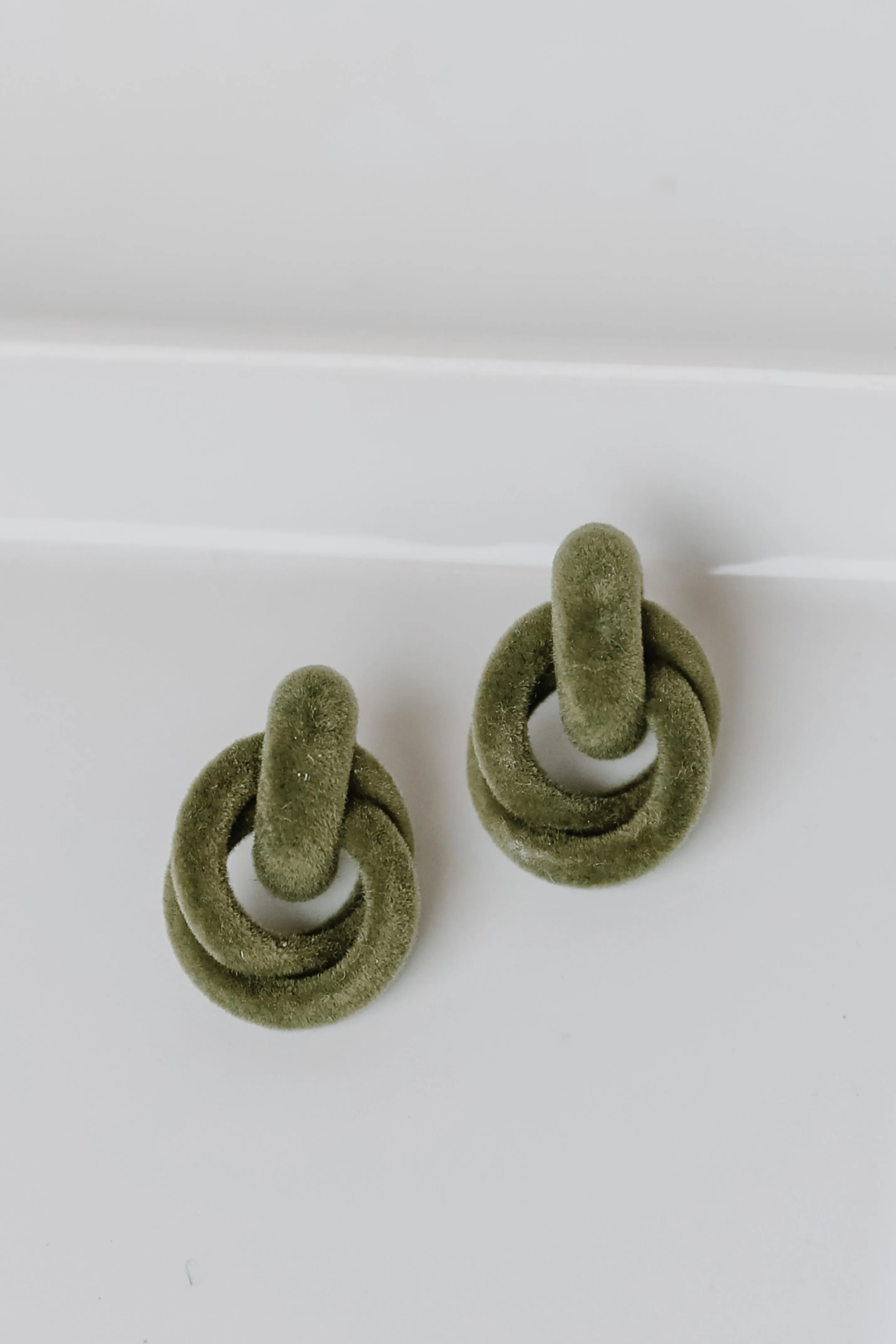 Kenna Velvet Circle Drop Earrings