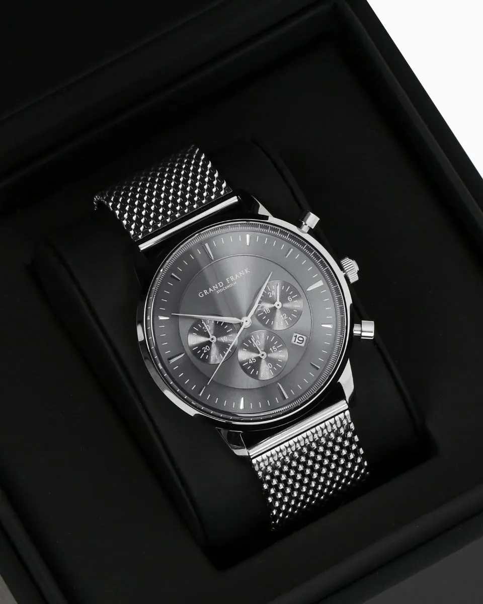 Kinsale Chronograph Watch Silver