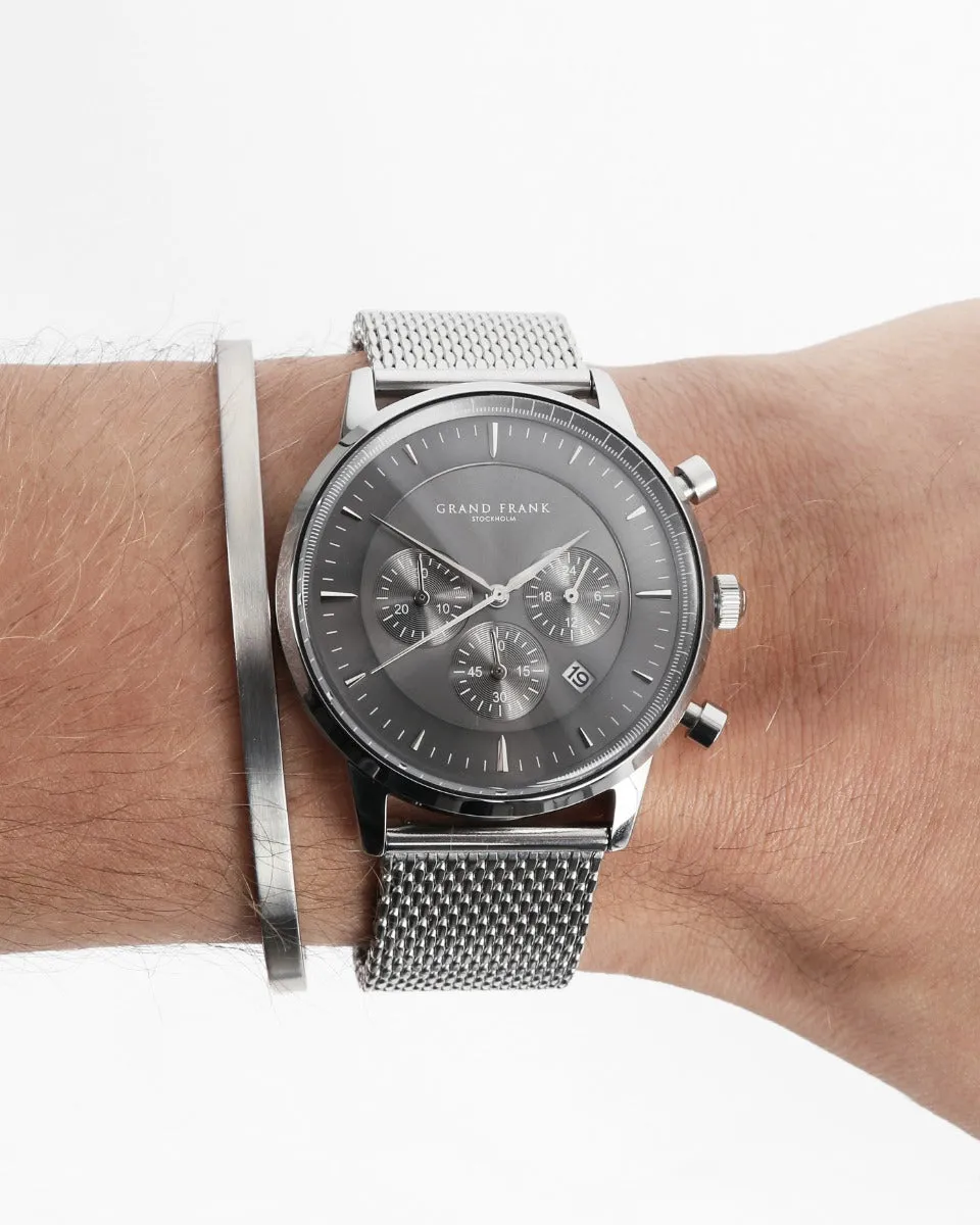 Kinsale Chronograph Watch Silver