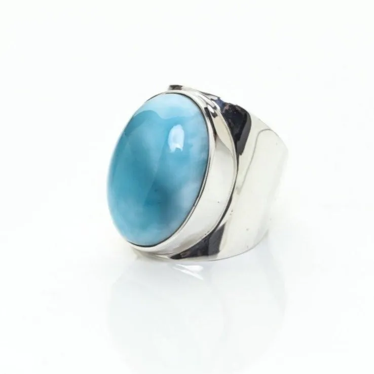 Larimar Statement Ring Emmie