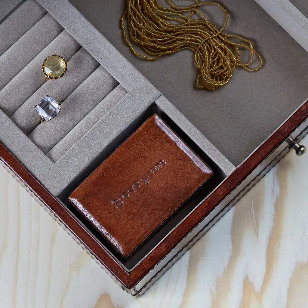 Leather Men's Jewellery Box